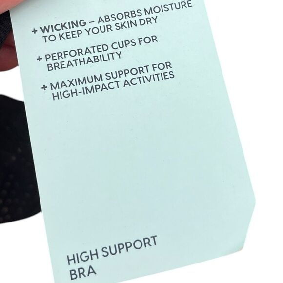 DSG Women's Heather Gray High Support Sports Bra, Size XS, NWT - Picture 6 of 7